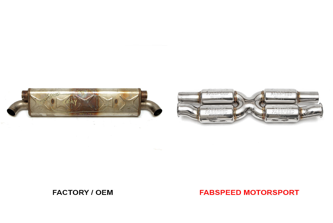 Fabspeed Porsche 997.2 Turbo / Turbo S Supersport X-Pipe (X-Pipe Only) (2010-2012) - 0