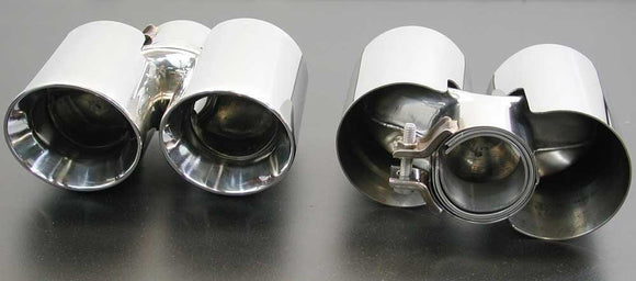 Racing Dynamics Dual Tailpipe Tips / Porsche 997