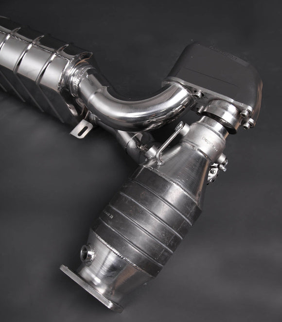 Porsche 997 Turbo FL & Turbo S Valved Exhaust & 200 Cell Sport Cats (With CES-3 Remote) With Ceramic Coated End Pipes