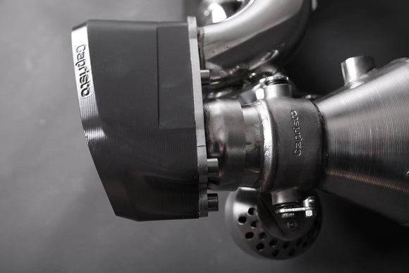 Porsche 997 Turbo FL & Turbo S Valved Exhaust & 200 Cell Sport Cats (With CES-3 Remote) With Ceramic Coated End Pipes