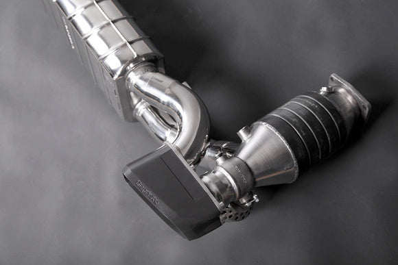 Porsche 997 Turbo FL & Turbo S Valved Exhaust & 200 Cell Sport Cats (With CES-3 Remote) With Ceramic Coated End Pipes