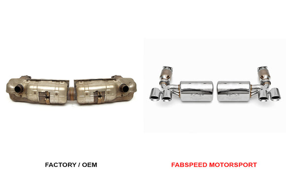 Fabspeed Porsche 997 Turbo Maxflo Performance Exhaust System (2006-2009)