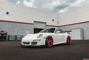 VR Forged D04 Wheel Package Porsche 997 Carrera 19x8.5 19x11 Brushed Red-4