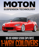 MOTON Suspension Technology 1-Way Series Coilovers: 1999–2009 Honda S2000 (AP1/AP2)-2