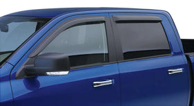 EGR 16-17 Nissan Titan Crew Cab SlimLine Tape-On WindowVisors Set of 4 - Light Smoke - 0