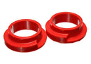 Energy Suspension Universal 2 1/8in ID 2 1/2in OD 5/8in H Red Coil Spring Isolators (2 per set)-1