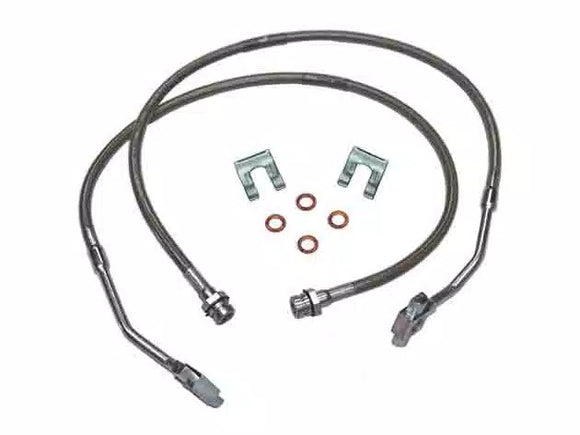 Superlift 79-86 GM Pickup/Blazer/Suburban w/ 8-12in Lift Kit (Pair) Bullet Proof Brake Hoses