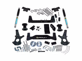 Superlift 14-16 Chevy Silv 1500 4WD 6.5in Lift Kit w/ Cast Steel Control Arms & Bilstein Rear Shocks