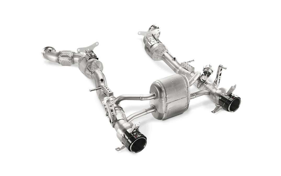 Akrapovic 16-17 Ferrari 488 GTB/488 Spyder Slip-On Line (Titanium) w/ Carbon Tips