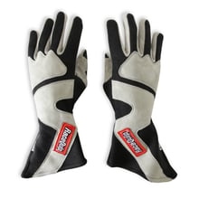 RACEQUIP SFI-5 GRAY/BLK SML LONG ANGLE CUT