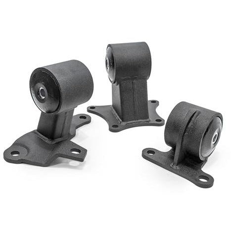 Innovative 90-93 Accord H/F Series Black Steel Mounts 85A Bushings (Auto EX to Manual 94-01 Trans)
