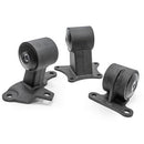 Innovative 90-93 Accord H/F Series Black Steel Mounts 95A Bushings (Auto EX to Manual 94-01 Trans)-1