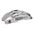 StopTech 12-16 Audi A4 Front BBK w/ Silver ST-60 Calipers Slotted 355x32mm Rotors-5