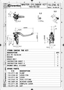 Brembo OE 13-15 Ducati Hypermotard/13-15 Hyperstrada/07-08 Monster 695 Brake Master Cylinder-4