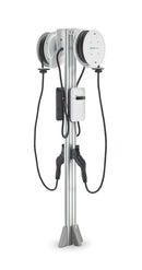 EvoCharge iEVSE Plus Dual Port Pedestal w/22ft EvoReel-1