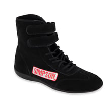 HIGH TOP SHOE SIZE 7.5 BLACK