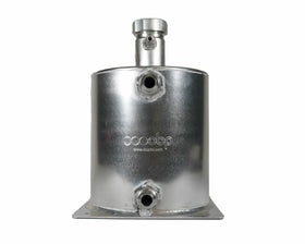 1 Gallon Dry Sump Oil Tank (D)190mm x (H)210mm, 2 x JIC 12, 1 x 10mm Breather, 50mm Screw Cap Filler