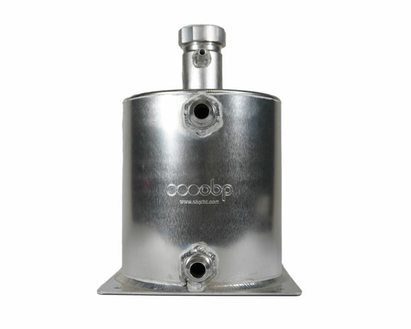 1 Gallon Dry Sump Oil Tank (D)190mm x (H)210mm, 2 x JIC 12, 1 x 10mm Breather, 50mm Screw Cap Filler