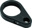 Bikers Choice Black Clutch Cable Clamp for 1 1/8 Inch Tube-1