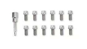 Mr. Gasket Headlock Locking Header Bolts - 3/8-16 x 3/4 Inch - Set of 12