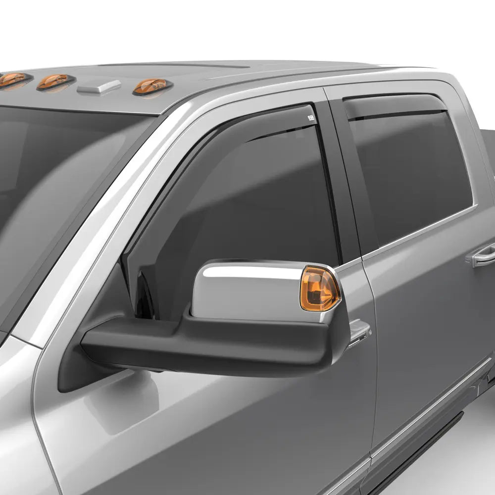 EGR 2020+ Ram HD Crew/Mega Cab In-Channel Window Visors Set of 4 - Dark Smoke - 0