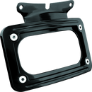 Kuryakyn Curved License Plate Mount Black-1