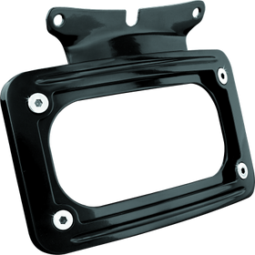 Kuryakyn Curved License Plate Mount Black