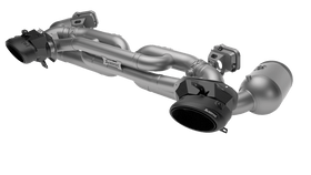 Akrapovic 20-21 Porsche 911 Turbo/Turbo S (992) Tail Pipe Set (Titanium) - Black - 0