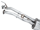 AWE 0FG Exhaust with BashGuard for 3rd Gen Tacoma - Dual Diamond Black Tips-22