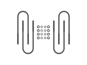 ICON 2011+ Ford F-250/F-350 Rear 15in U-Bolt Kit