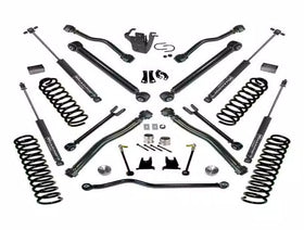 Superlift 07-18 Jeep Wrangler JK 2 Door 4in Lift Kit w/ Reflex Control Arms & Superlift Shocks