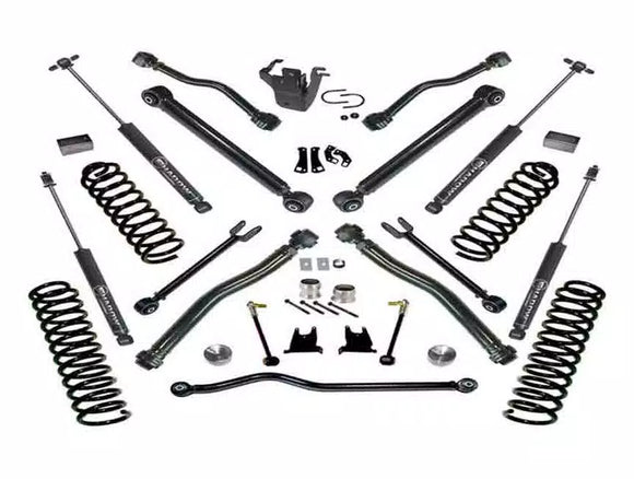 Superlift 07-18 Jeep Wrangler JK 2 Door 4in Lift Kit w/ Reflex Control Arms & Superlift Shocks
