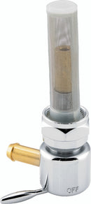 Bikers Choice Chrome Round Petcock 22MM Left Outlet-1