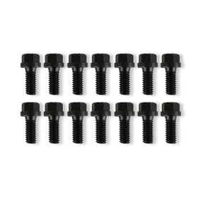 Mr. Gasket Header Bolts - 5/16-18 x 3/4 Inch Hex Head - Black Oxide