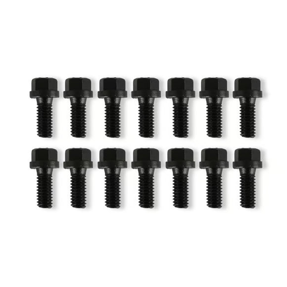 Mr. Gasket Header Bolts - 5/16-18 x 3/4 Inch Hex Head - Black Oxide