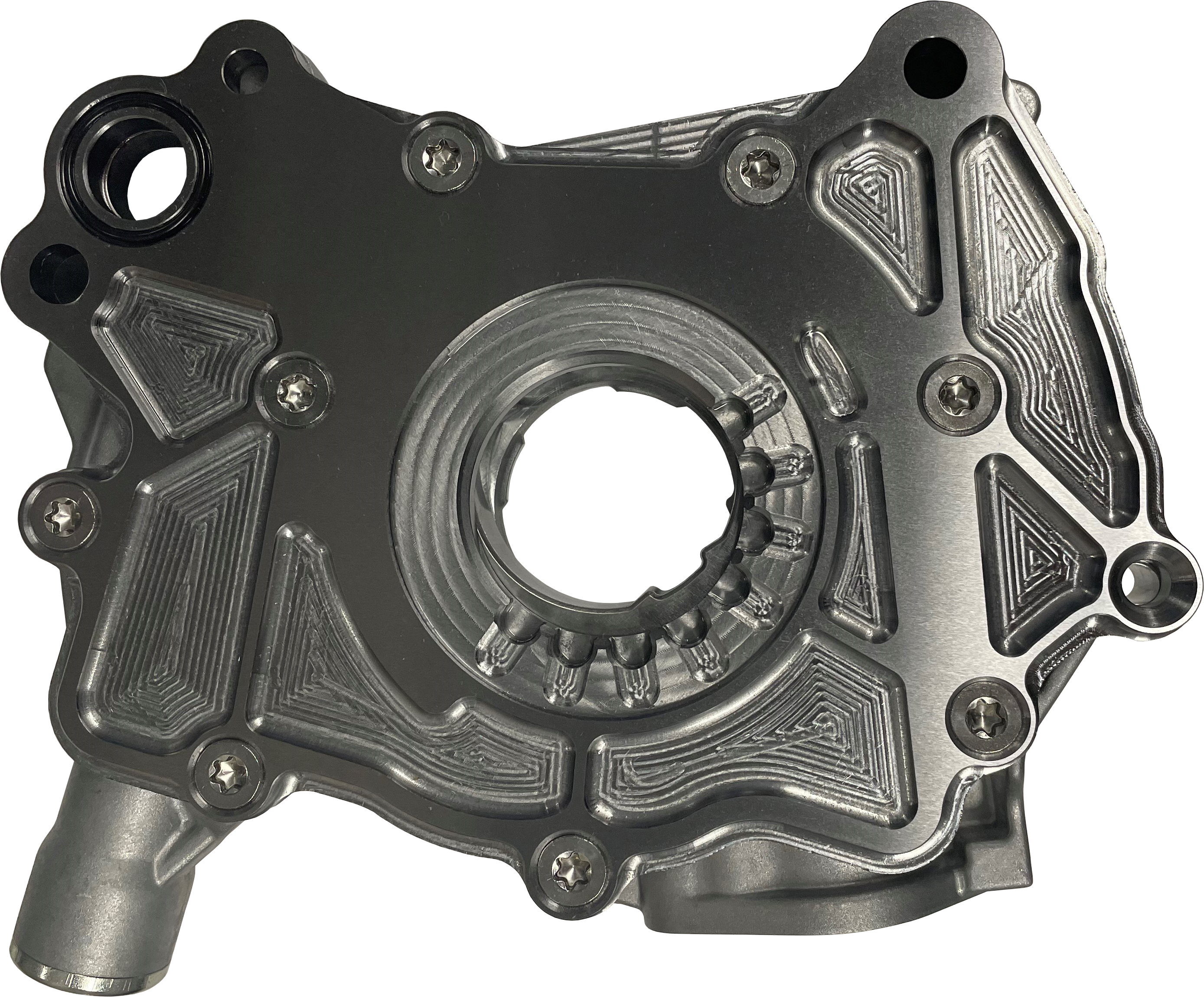 BOUNDARY RACING PUMPS BILLET HIGH FLOW ANTI-CAVITATION BACKING PLATE ...