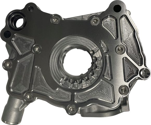 BOUNDARY RACING PUMPS BILLET HIGH FLOW ANTI-CAVITATION BACKING PLATE: 2020+ FORD MUSTANG GT500