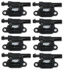 MSD Coils. Blk. Square. '14 & up GM V8. 8-pk-1