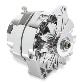 Mr. Gasket Chrome Alternator Late GM-Delco 80 Amp