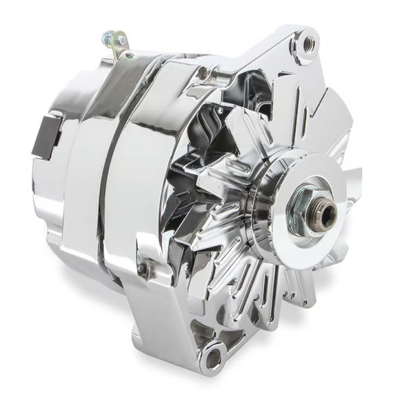 Mr. Gasket Chrome Alternator Late GM-Delco 80 Amp