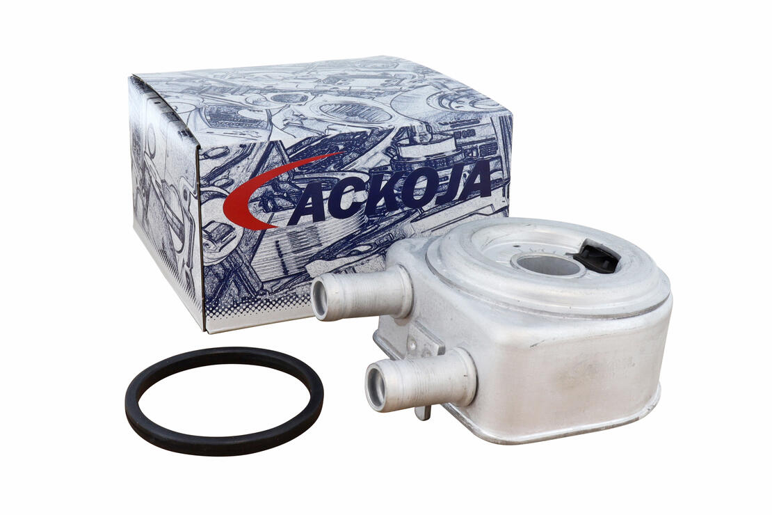 ACKOJA Oil Cooler, engine oil A52-60-0019 - 0