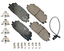 Audi Front Brake Pad Set 8W0 698 151R AKEBONO Euro Ultra-Premium Ceramic Brake Pads-1