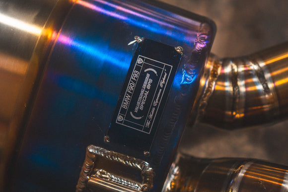 BMW F90 M5 VALVED EXHAUST Valvetronic Designs