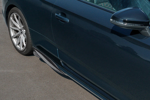 Capristo Carbon Fiber Side Fins | Audi RS4 B9