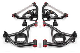 BMR 78-87 G-Body Upper And Lower A-Arm Kit - Black Hammertone