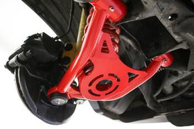 BMR 79-93 Fox Mustang Non-Adj Lower A-Arms Standard Ball Joint Spring Pocket - Black Hammertone - 0