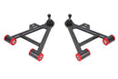 BMR 79-93 Mustang Lower Non-Adj. A-Arms (Coilover Only) w/ Tall Ball Joint (Poly) - Black Hammertone-1