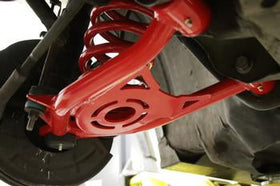 BMR 94-04 Ford Mustang Non-Adj. A-Arms Lower (Poly) w/ Spring Pocket - Red - 0