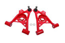 BMR 94-04 Ford Mustang Non-Adj. A-Arms Lower (Poly) w/ Spring Pocket - Red-1