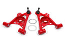 BMR 94-04 Mustang Lower Non-Adj. A-Arms (Poly) w/ Tall Ball Joint / Spring Pocket - Red-1